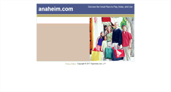 Desktop Screenshot of anaheim.com